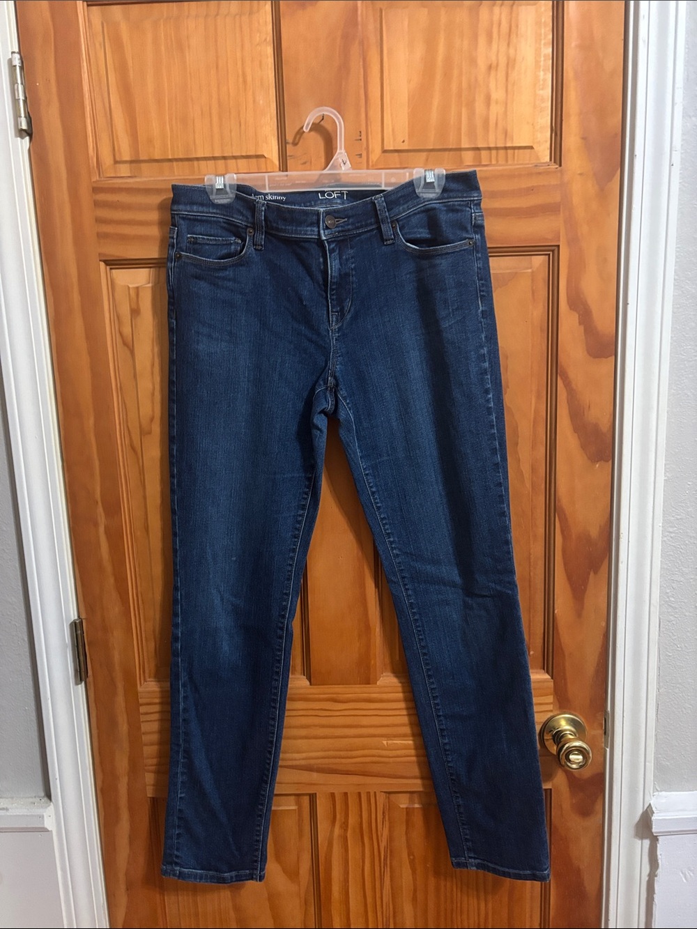 LOFT Women's Deep Indigo Modern Stretch Skinny Jeans